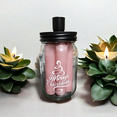 Candle jar with your own print Candle jar with your own print